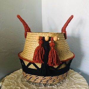 Boho Large Collapsible Basket